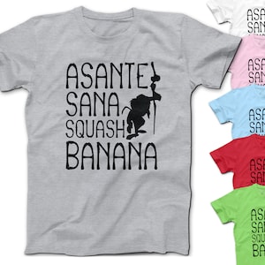Rafiki Asante Sana Squash Banana T-Shirt | The Lion King Funny Disney Vacation Shirt | Rafiki Lion King Monkey Character Shirt