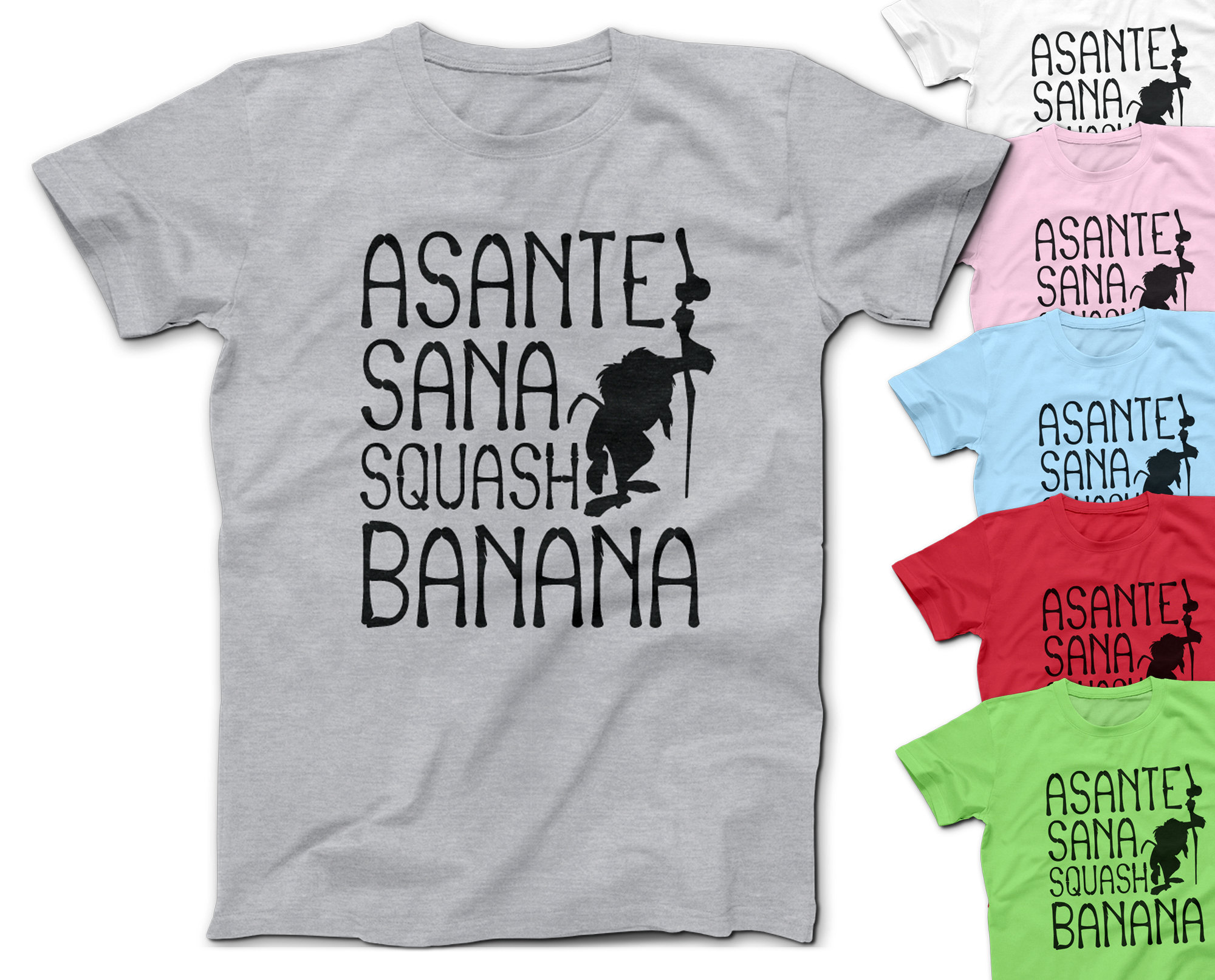 Asante Sana Squash Banana Shirt, Vacation Shirt Asante Sana Squash Banana Shirt, Vacation Shirt