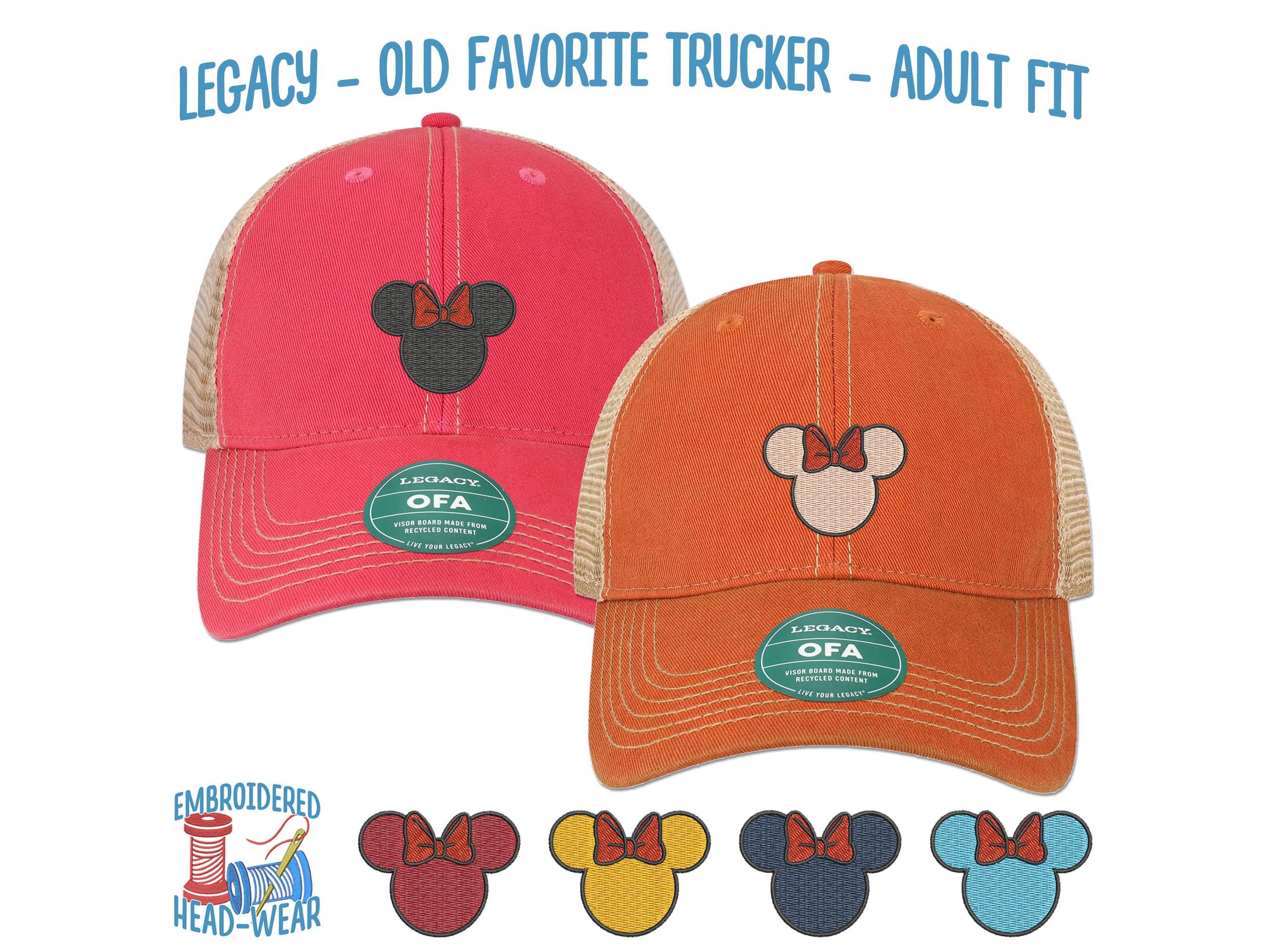 Vintage, Minnie character hat, Trucker, Blinged, hand made Amazon.com: Disney Minnie Mouse Girls Pink Hat & Cap Set  main image 3
