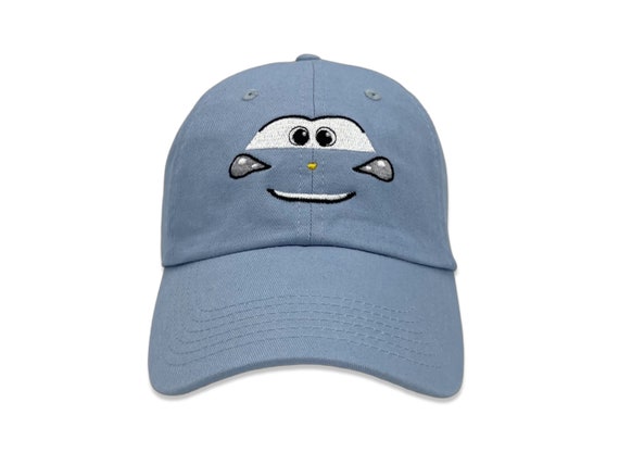 Cars Sally Carrera Face Embroidered Cap Light Blue Hat Professionally  Embroidered Adult Unisex Adjustable Dad Cap Mcqueen Mater Mack 