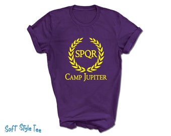 Camp Half-Blood Branches Camp Jupiter T-Shirt | Percy Jackson SPQR | Adult Unisex Ladies Kids Sizes | Premium Soft Tee