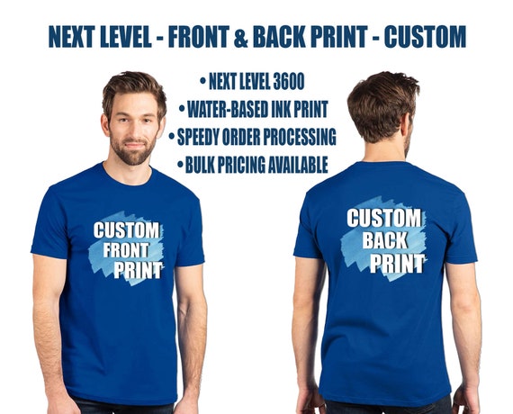 Custom next level shirts sales