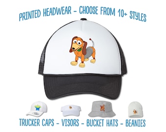 Slinky Dog Hat | Bullseye Printed Hat | Toy Story Aliens Cap | Toy Story Land Bucket Hat | Custom Beanie | Vintage Disney Hat | Birthday