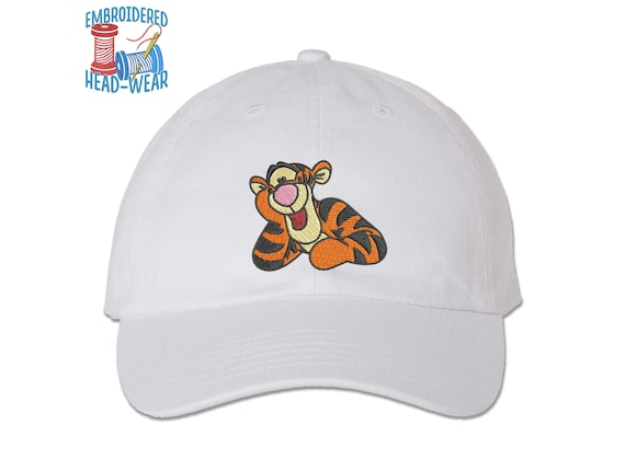 Tigger Embroidered Cap | Winnie the Pooh Friend Tigger Cute Gift Embroidered Cap | Adult & Youth Sizes Trucker Cap Bucket Hat Dad Hat