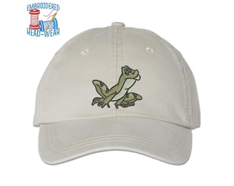 Prince Naveen Embroidered Cap | Princess and the Frog Naveen Embroidered Cap | Adult & Youth Sizes | Trucker Cap Bucket Hat Dad Hat