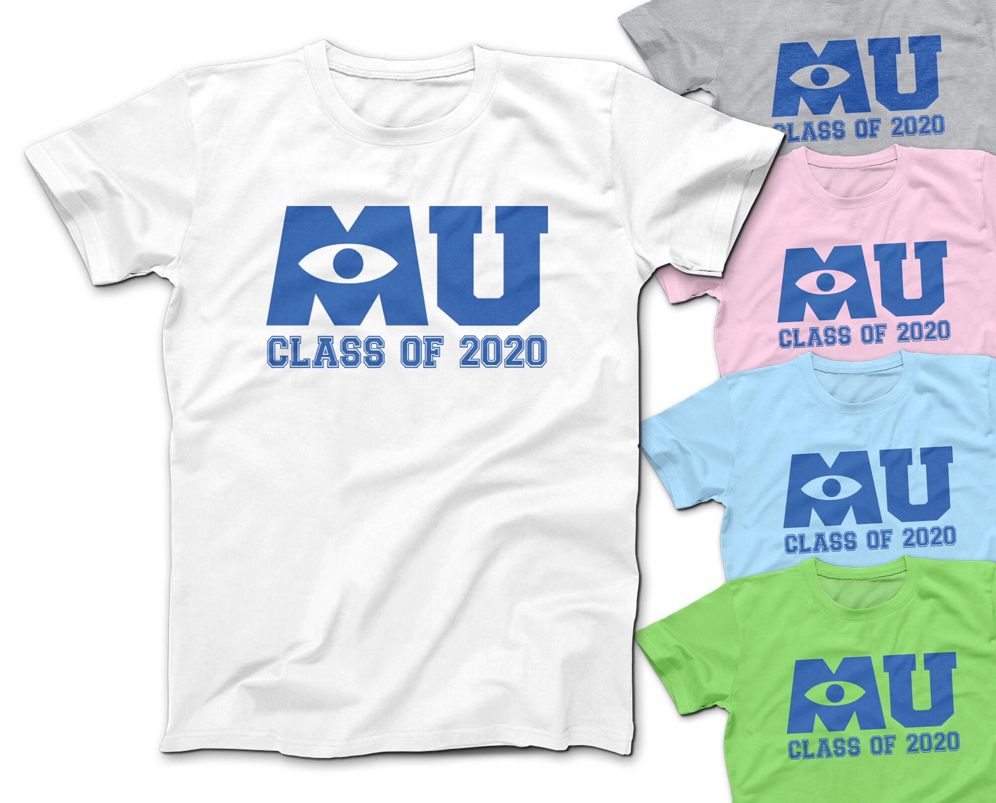 Monsters University Class Of T Shirt Senior Graduation Etsy Monsters University Class Of T Shirt Senior Graduation Etsy
