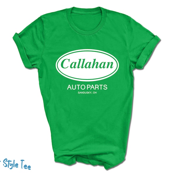 Callahan Auto Parts T-Shirt | Tommy Boy Classic Film Shirt | Cosplay Costume | Sandusky OH | Printed on Premium Soft Style Tee