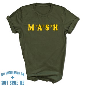 MASH Shirt | MASH 4077th Vintage T-Shirt M*A*S*H Classic American TV Series Shirt | Army Hospital Tee | Korean War | Printed Soft Style Tee