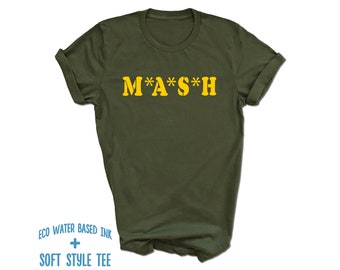 MASH Shirt | MASH 4077th Vintage T-Shirt M*A*S*H Classic American TV Series Shirt | Army Hospital Tee | Korean War | Printed Soft Style Tee