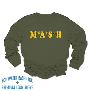 MASH Shirt | MASH 4077th Long Sleeve Shirt | Premium Soft Style Long Sleeve T-Shirt | Vintage Military Army Shirt | Gift | US Army Medic