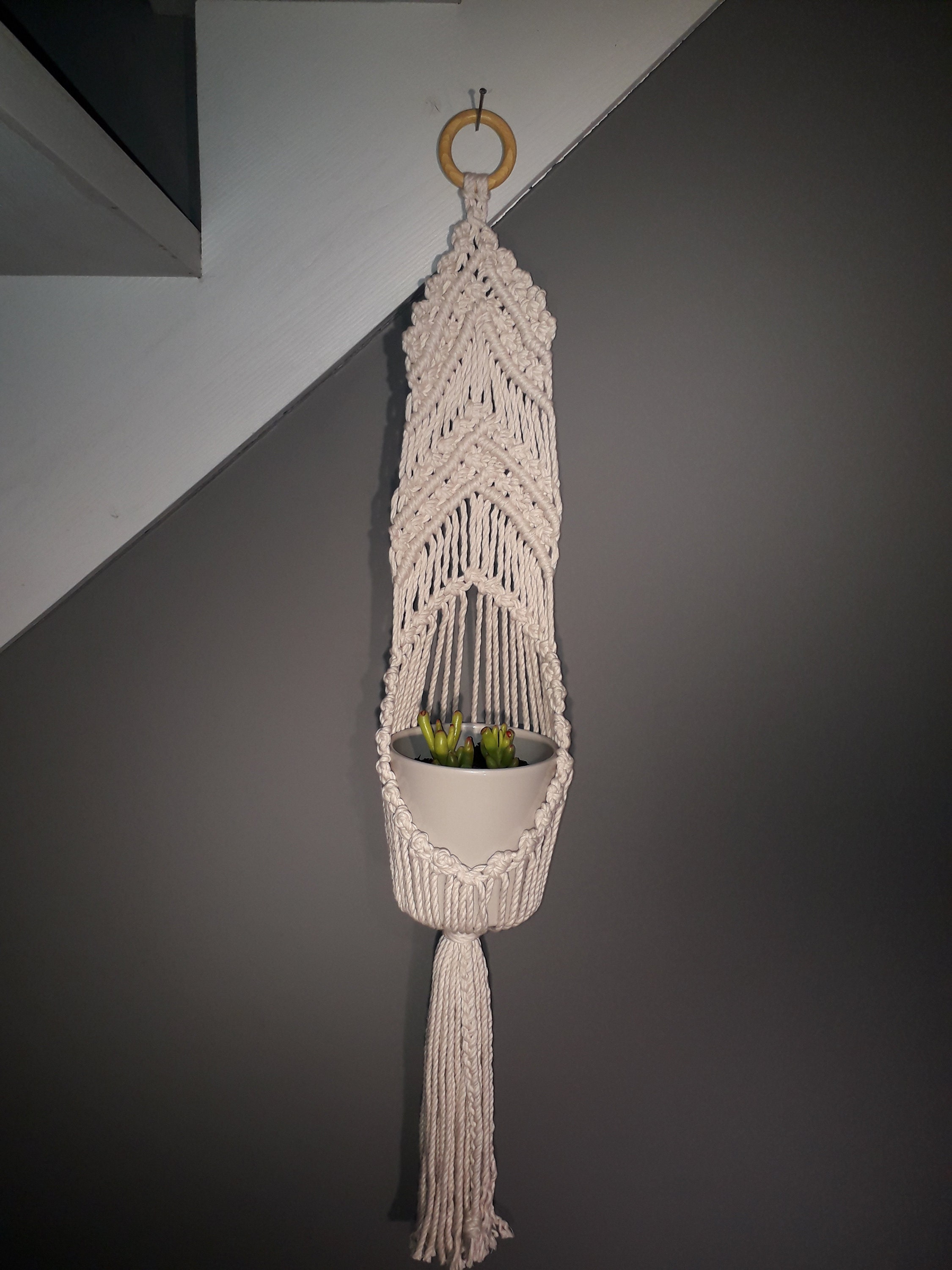 Porte Plante en Macrame