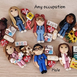 Custom occupational badge. Profession badge. Custom badge.Personalized badge reel. Custom profession badge reel. Any occupation badge reel