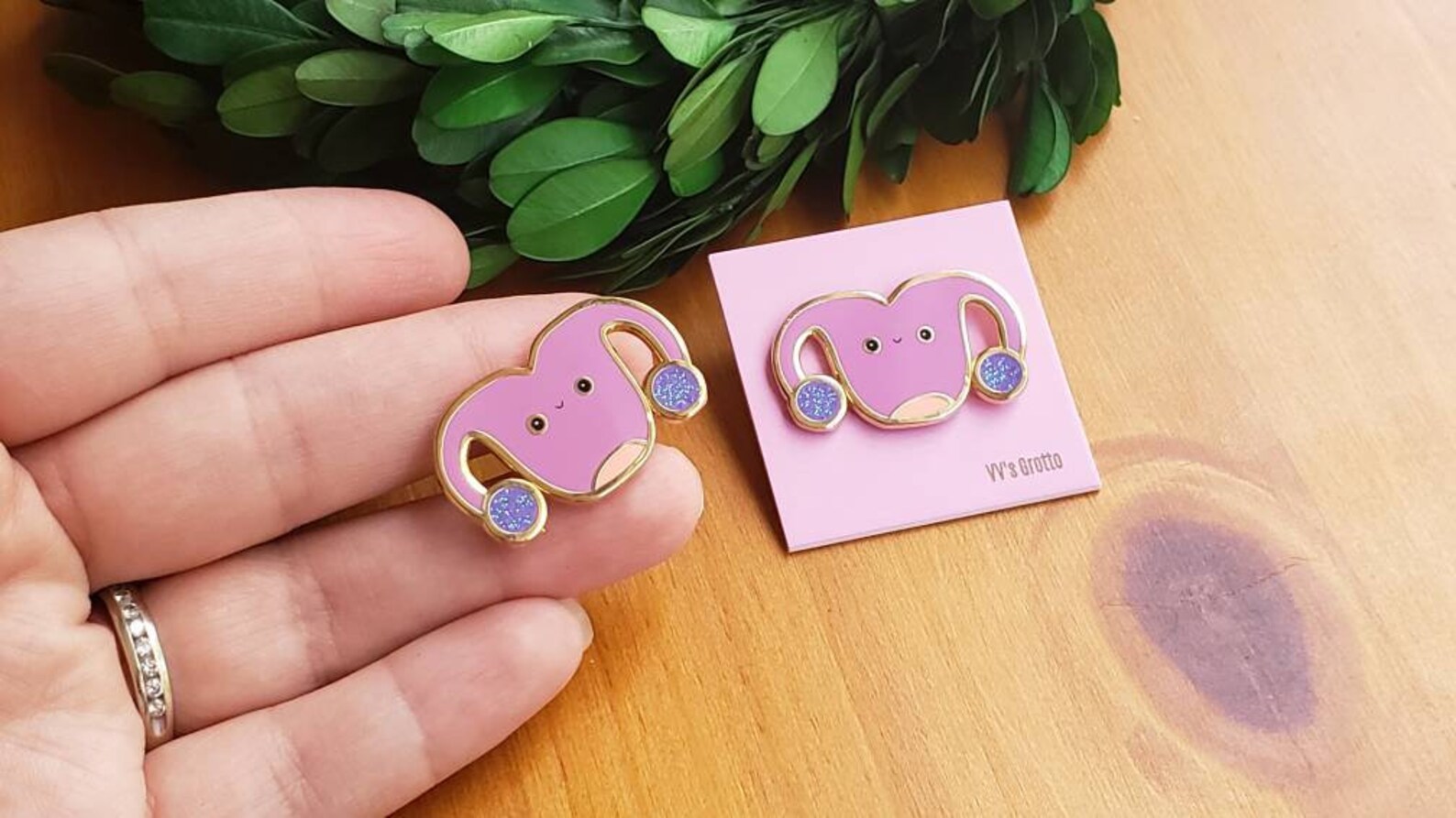 Uterus Enamel Pin.hard Enamel Pin.ob/gyn Pin.ob/gyn Ultrasound - Etsy
