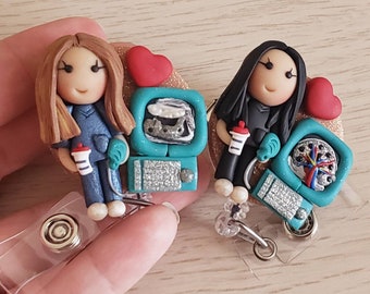 Custom ultrasound badge.Sonographer badge.US tech gift.Personalized ultrasound badge reel.Ultrasound badge.Custom sonographerCute badge Reel