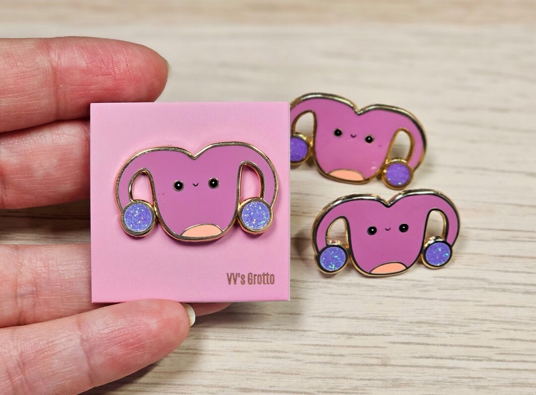Uterus Enamel Pin.hard Enamel Pin.ob/gyn Pin.ob/gyn Ultrasound - Etsy