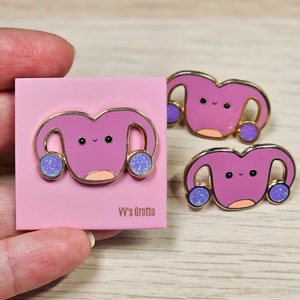 Uterus Enamel Pin.hard Enamel Pin.ob/gyn Pin.ob/gyn Ultrasound Pin ...