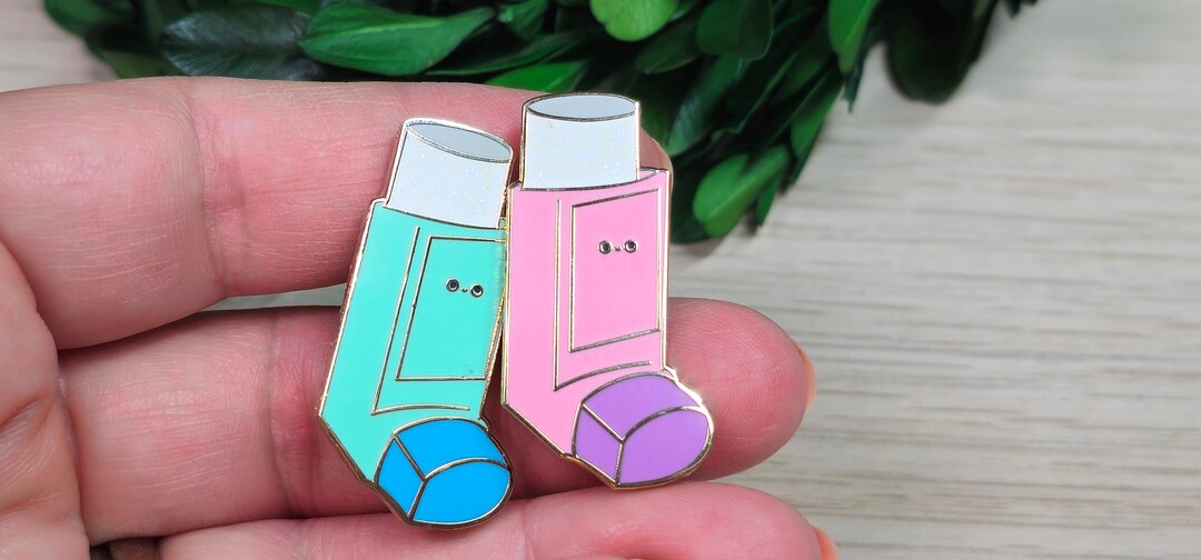 Inhaler Pin. Asthma Pin. Asthma Awareness. Allergy Pin. Medical Pin ...