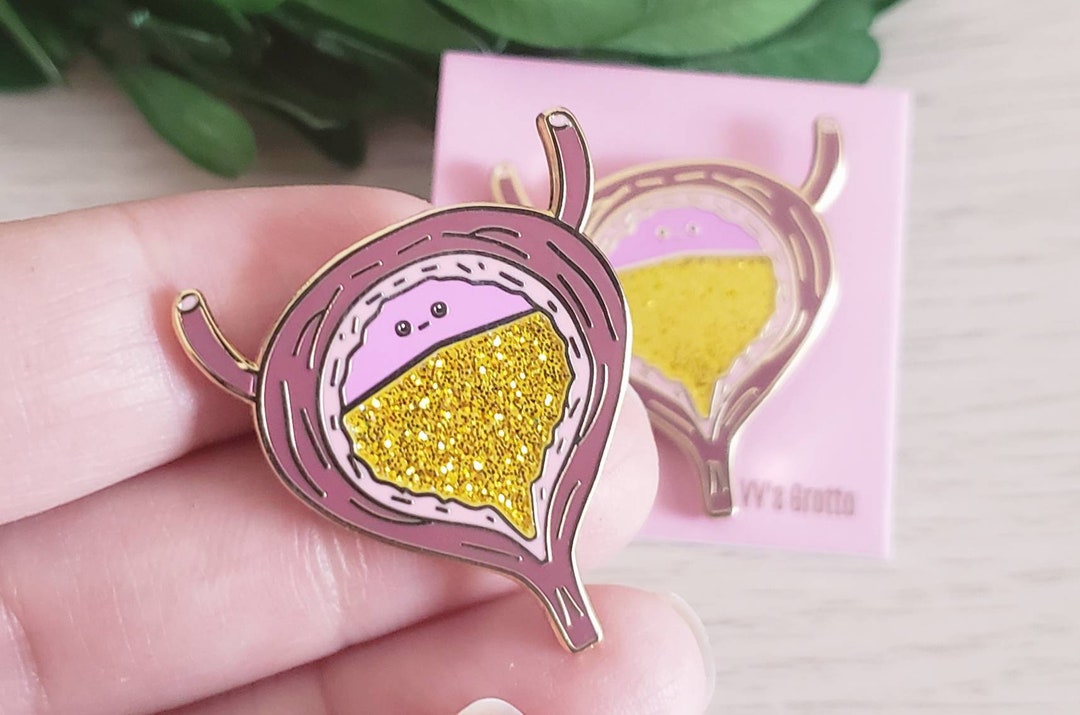 Bladder Pin. Hard Enamel Pin. Urologist Pin. Abdomen Pin. Anatomy Pin ...