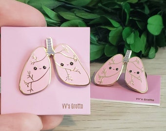 Lungs pin. Respiratory therapy pin.Ultrasound pin. Lungs gift. Anatomy pin. Organs pin. Pulmonology pin.Lungs.RT gift .Happy lungs.Asthma