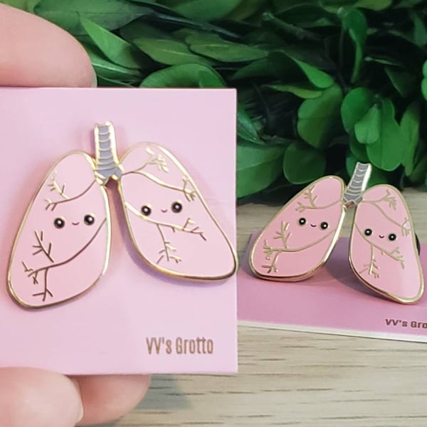 Lungs pin. Respiratory therapy pin.Ultrasound pin. Lungs gift. Anatomy pin. Organs pin. Pulmonology pin.Lungs.RT gift .Happy lungs.Asthma