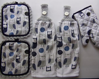 Owl Kitchen Decor Etsy