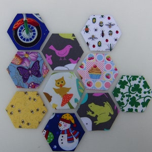 ALL QUILTY-1000 Shapes 1/2 Honeycomb English Paper Piecing Templates
