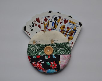 playing card holder, card holder for sore hand, easy hold playing card holder,  family game night card holder, fabric, no drop card holder