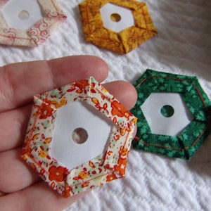 200 Papiers à Tarte Hexagonaux 1 Pouce - Uxcell - Modèle De Papier Matelassé Anglais