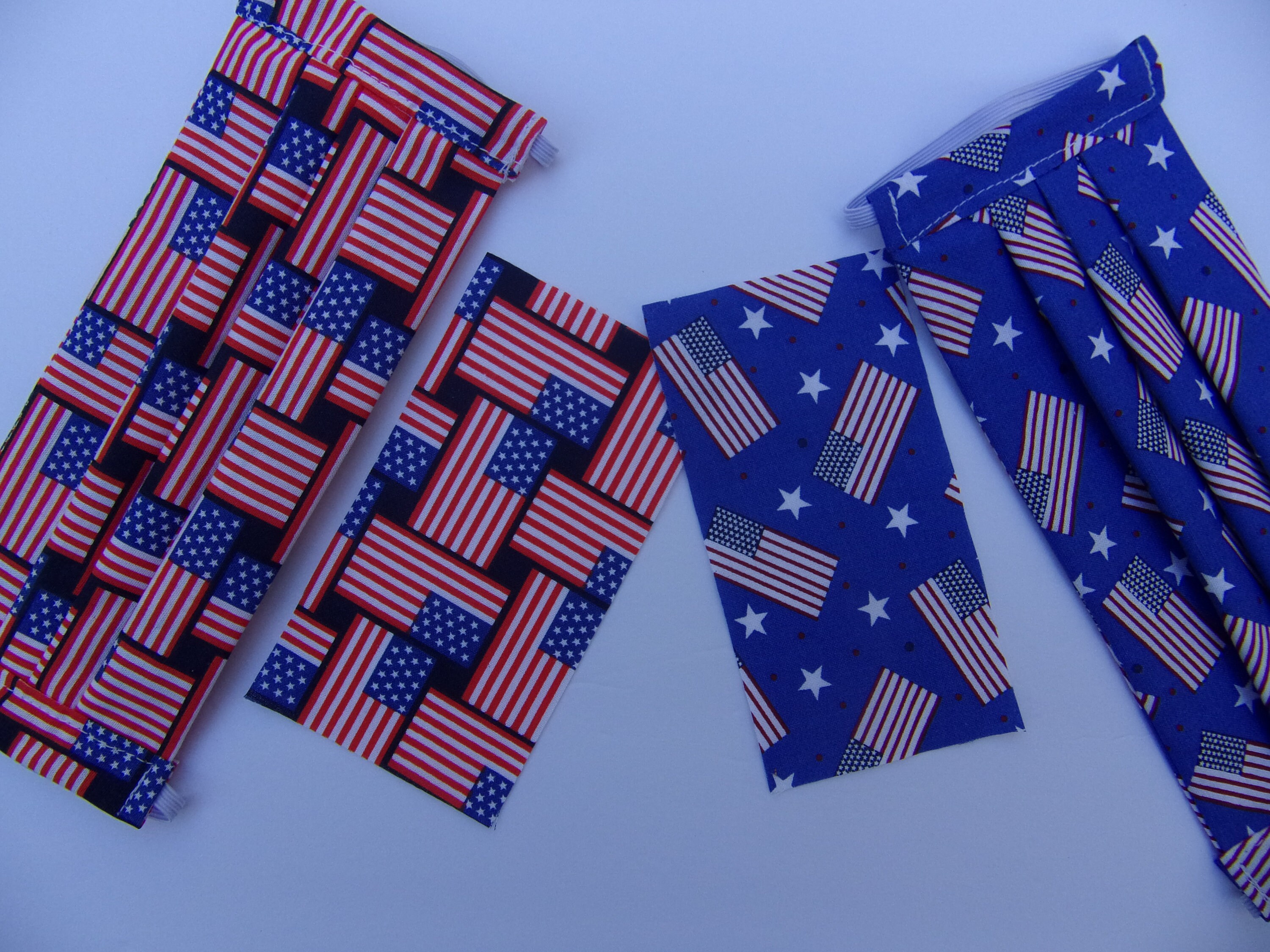 Patriotic fabric face mask July 4th washable face mask ECO Etsy