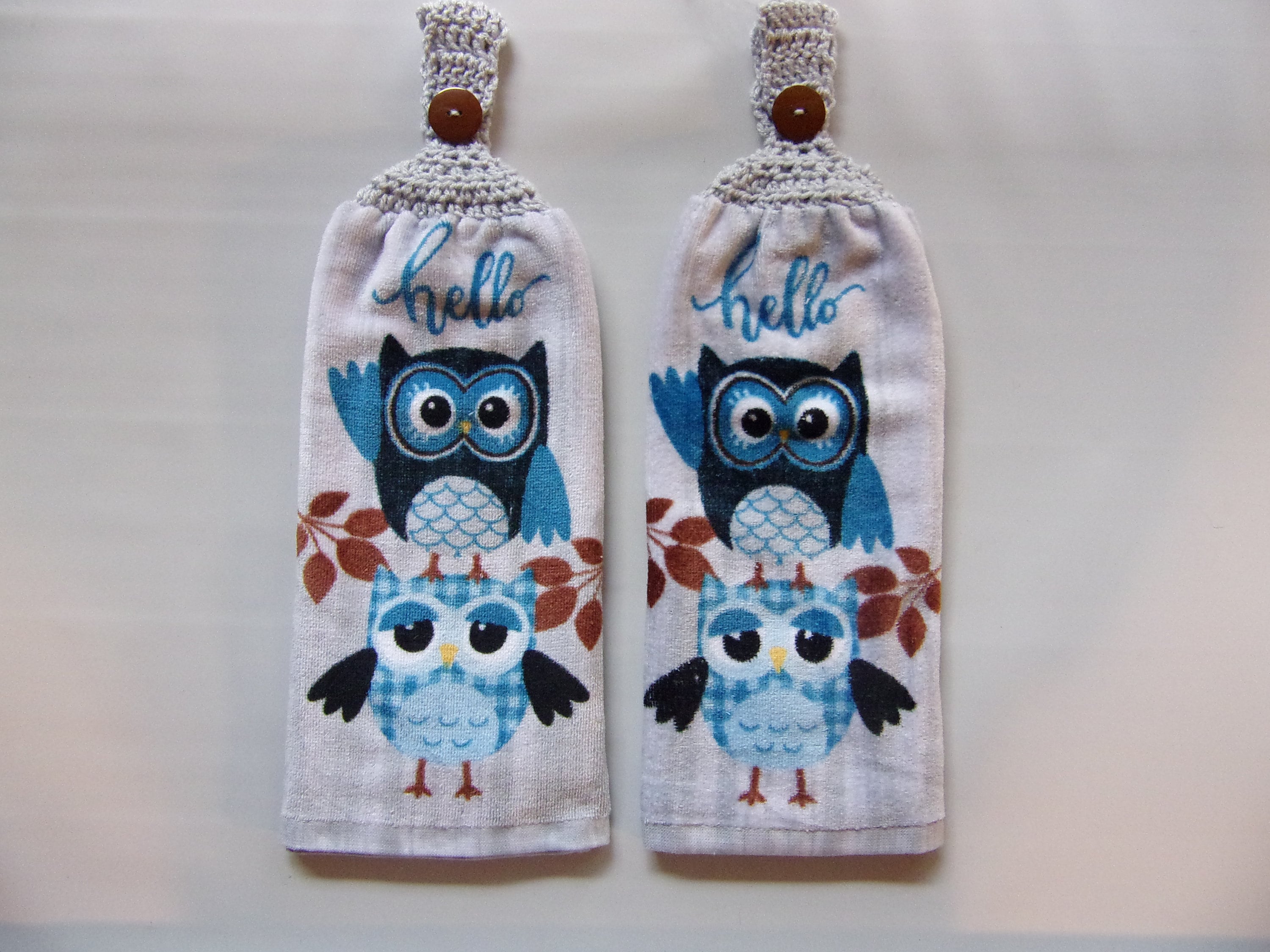 hanging kitchen towels set