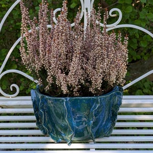 Blomkruka, havsdjup, planteringsmaskin, trädgårdsdekoration