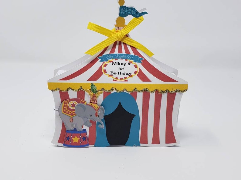 Carnival Theme Favor Boxes, Circus Theme Favor Boxes, Circus birthday theme, Carnival birthday theme, Circus Party Decorations image 3