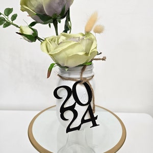 Graduation Centerpiece Cutouts, Mason Jar Decorations for Graduation, 2024 Graduation centerpieces, 2024 Cutouts, DIY Graduation Centerpiece