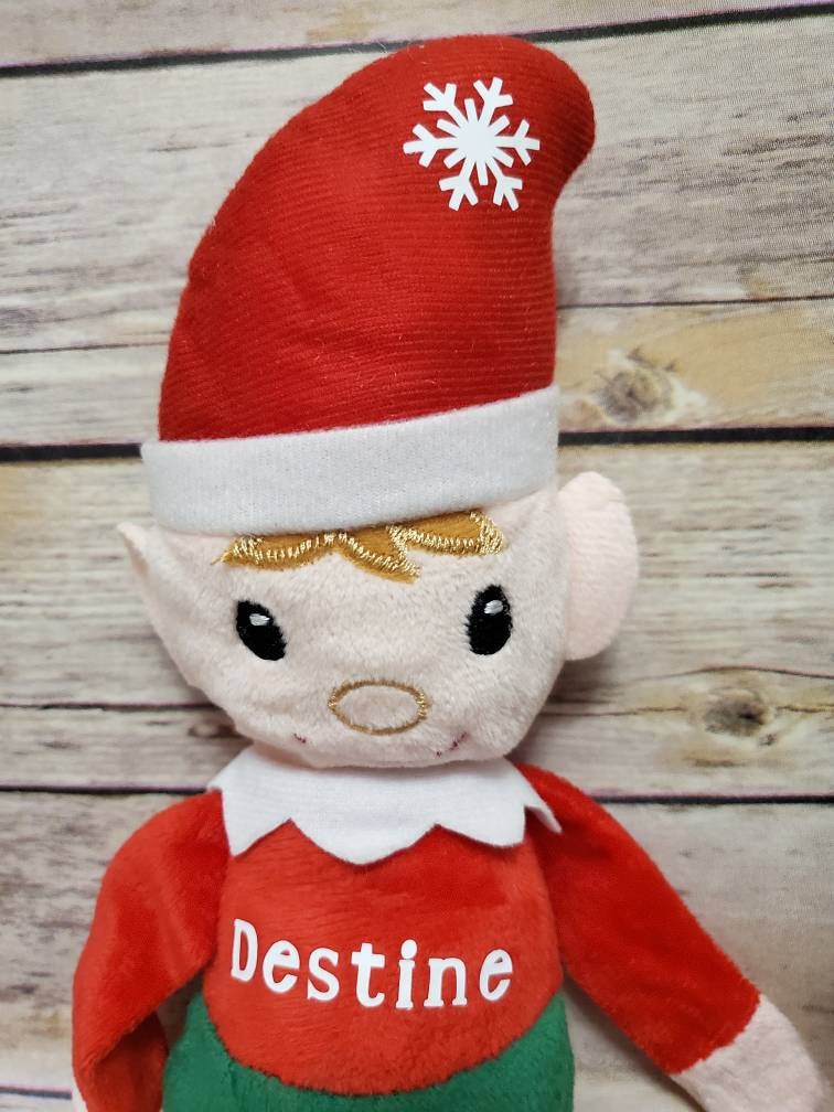 Personalized Christmas Elf Plush: Stocking Stuffer, Kids Gift - Etsy