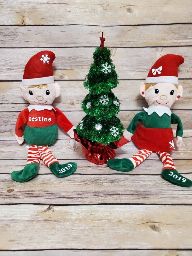 Personalized Christmas Elf Plush: Stocking Stuffer, Kids Gift - Etsy