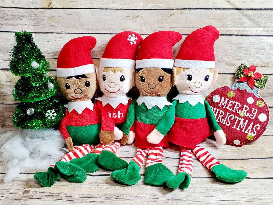 Personalized Christmas Elf Plush: Stocking Stuffer, Kids Gift - Etsy