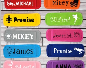 Personalized Neoprene Popsicle Holder: Kids Summer Party Favors
