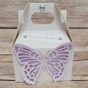 Butterfly Gable Box, Butterfly Themed Party, Pastel Color Favors, Butterfly Themed Party