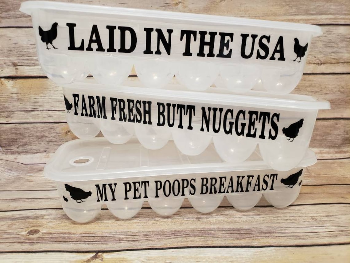 Storage Egg Containers Reusable Egg Containers Funny Egg Etsy