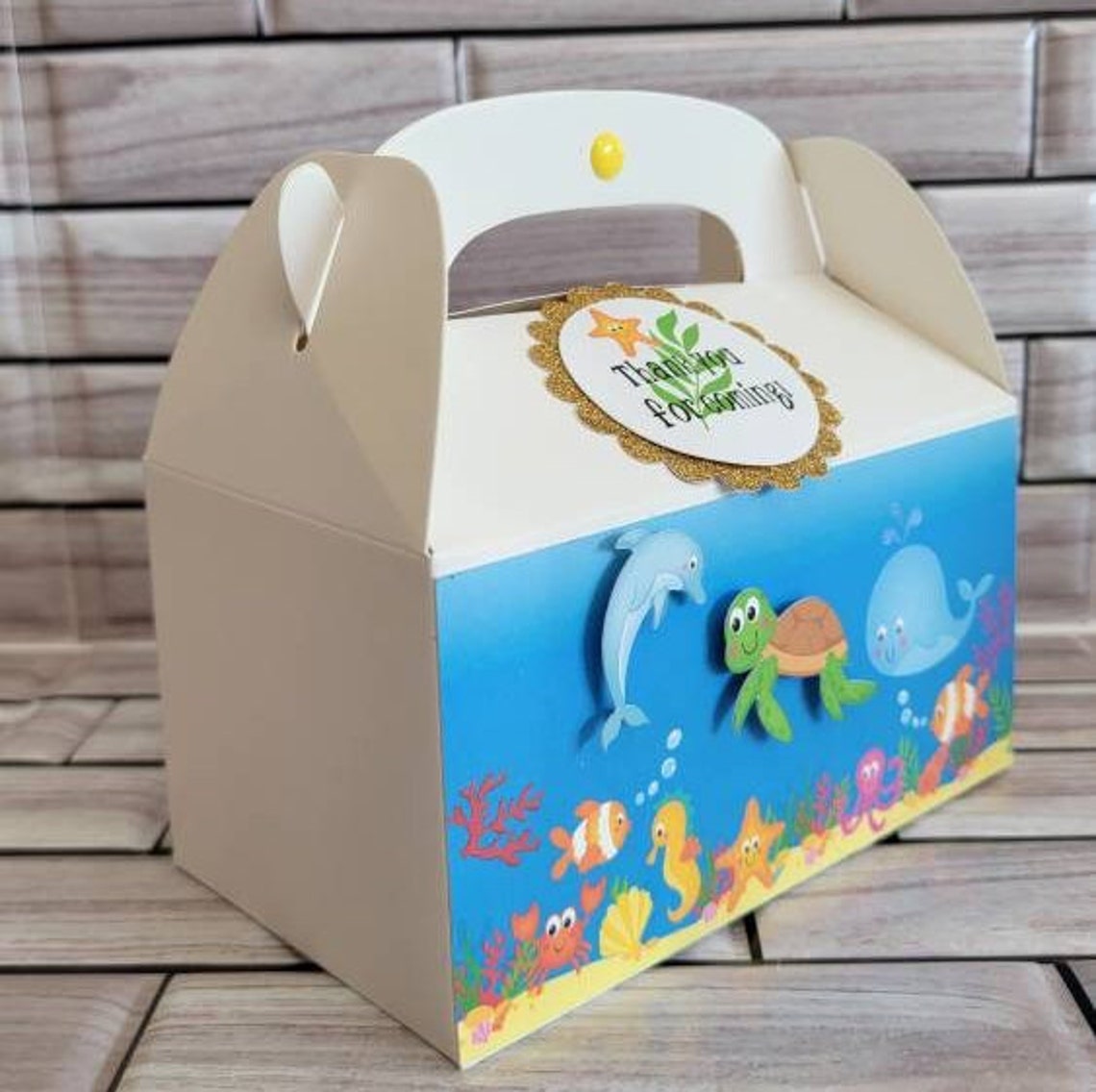 Under the Sea Favor Boxes Under the Sea Birthday Theme Under - Etsy