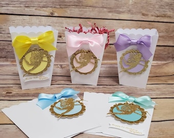Fairy Favor Boxes: Pastel Party Treat Boxes, Personalized