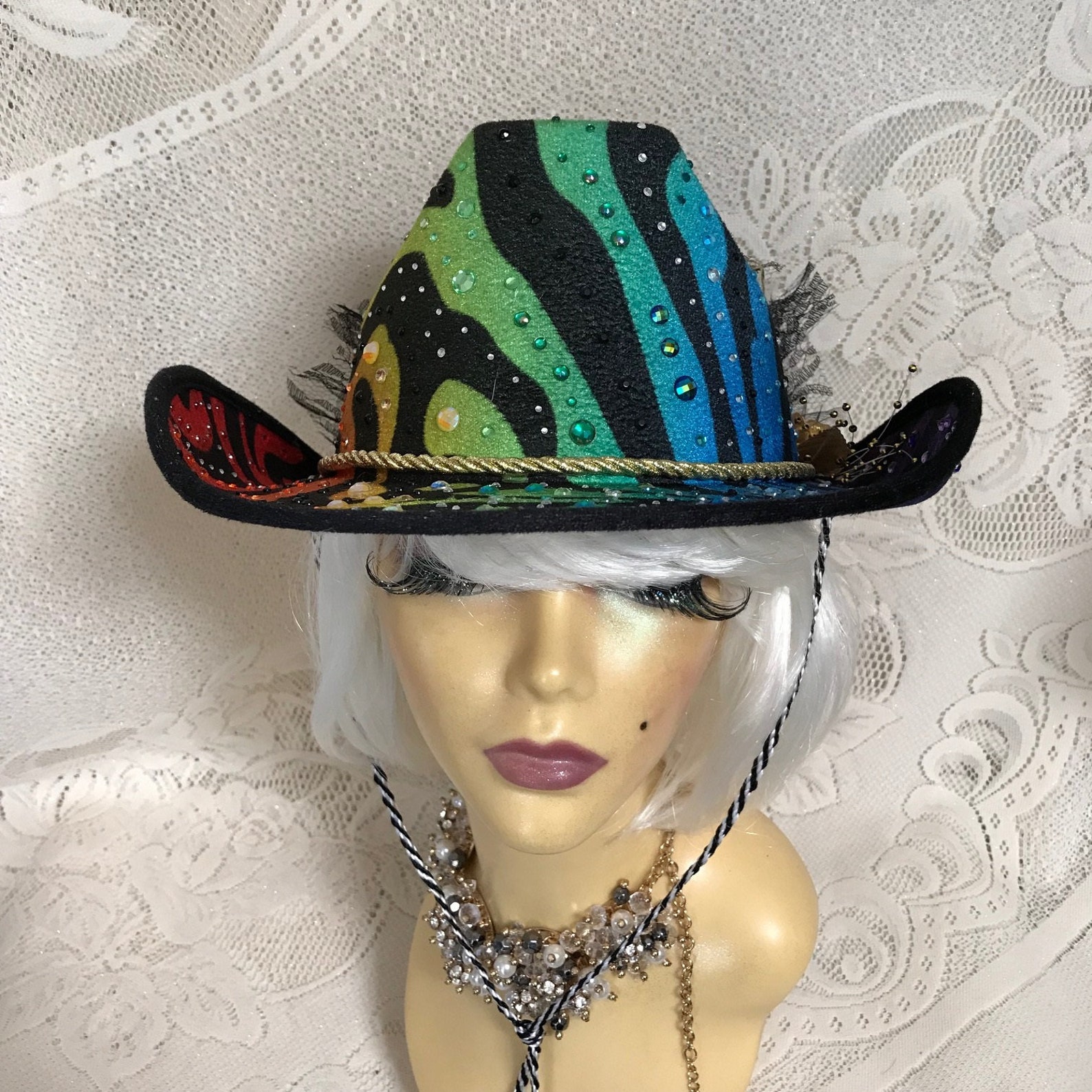 jeweled cowboy hat