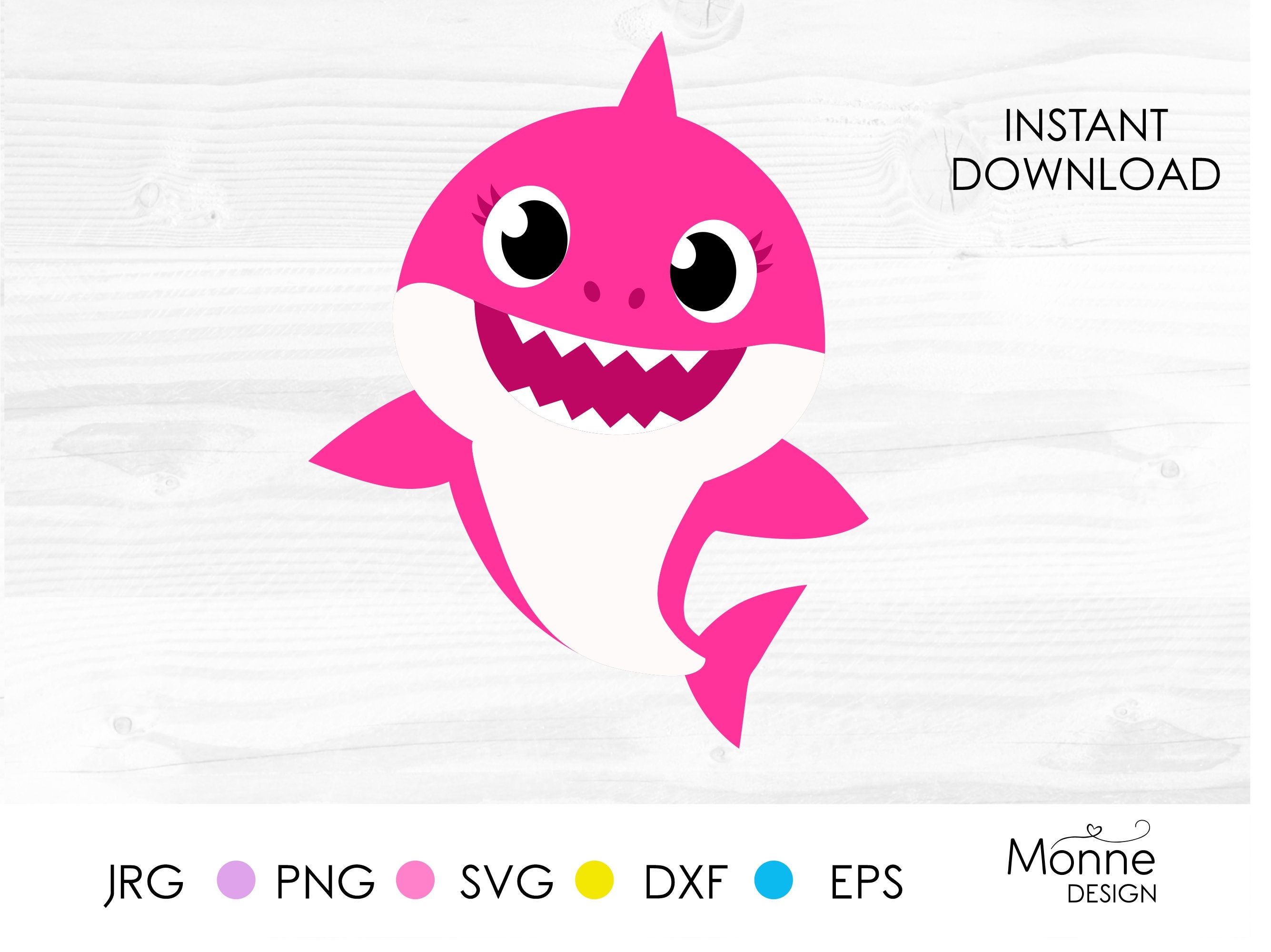 Baby Shark Svg Baby Shark Clipart Shark Baby Girl Svg Baby Etsy