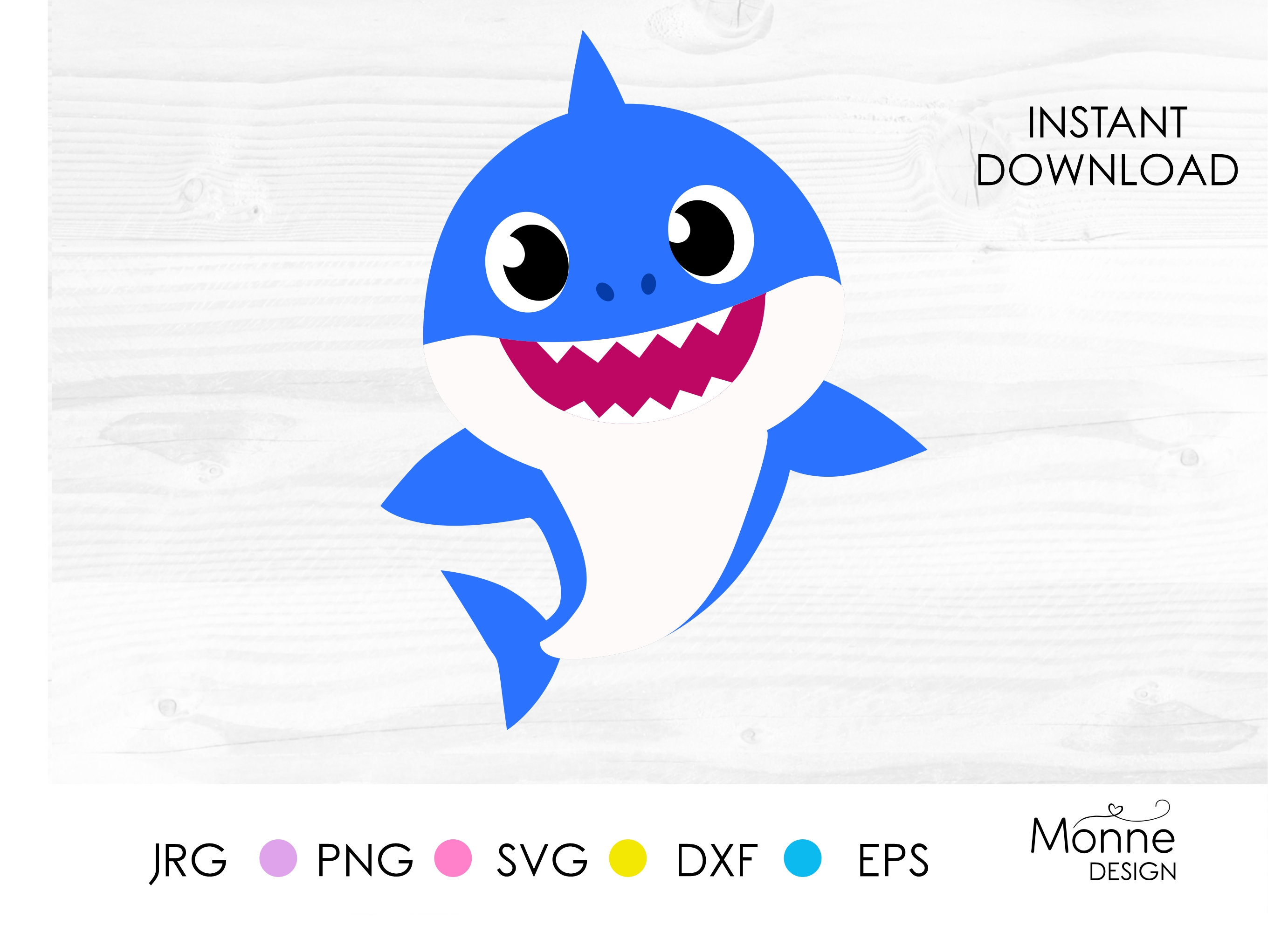 Free Free 285 Baby Shark Outline Svg SVG PNG EPS DXF File