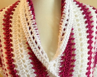 Blushing Beauty Shawl Crochet Pattern, Easy Crochet Pattern, Lacy Shawl, Crochet Prayer Shawl, Easy Crochet Shawl