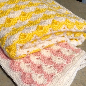 Crochet Baby blanket pattern, Easy Crochet Blanket, Crochet Pattern, Heirloom Blanket, Lovely Lacy Baby Blanket,