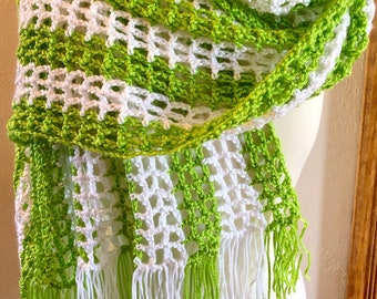 Crochet pattern, Crochet Open Weave Summer Shawl, beginner Crochet Pattern, Lacy Shawl, Easy Crochet How to Add Fringe, rectangle shawl