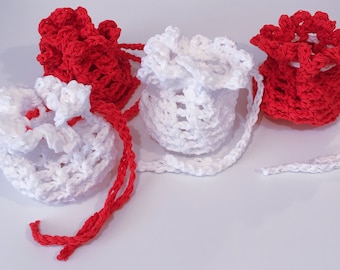 Crochet Pattern small Bag, Keepsake, Jewellery, Trinket Pouch, gift bag Easy Crochet Holiday Crochet Crochet Pattern Gift