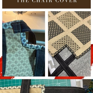 Chair Cover Sewing Pattern, How to Sew a Chair Cover, Chair Cover Sewing: From Start to Finish, DIY home decor image 10