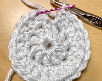 How to Crochet Round Circles for Beginners, how to crochet a Flat Circle, Crochet Basics, How to Crochet Tutorial